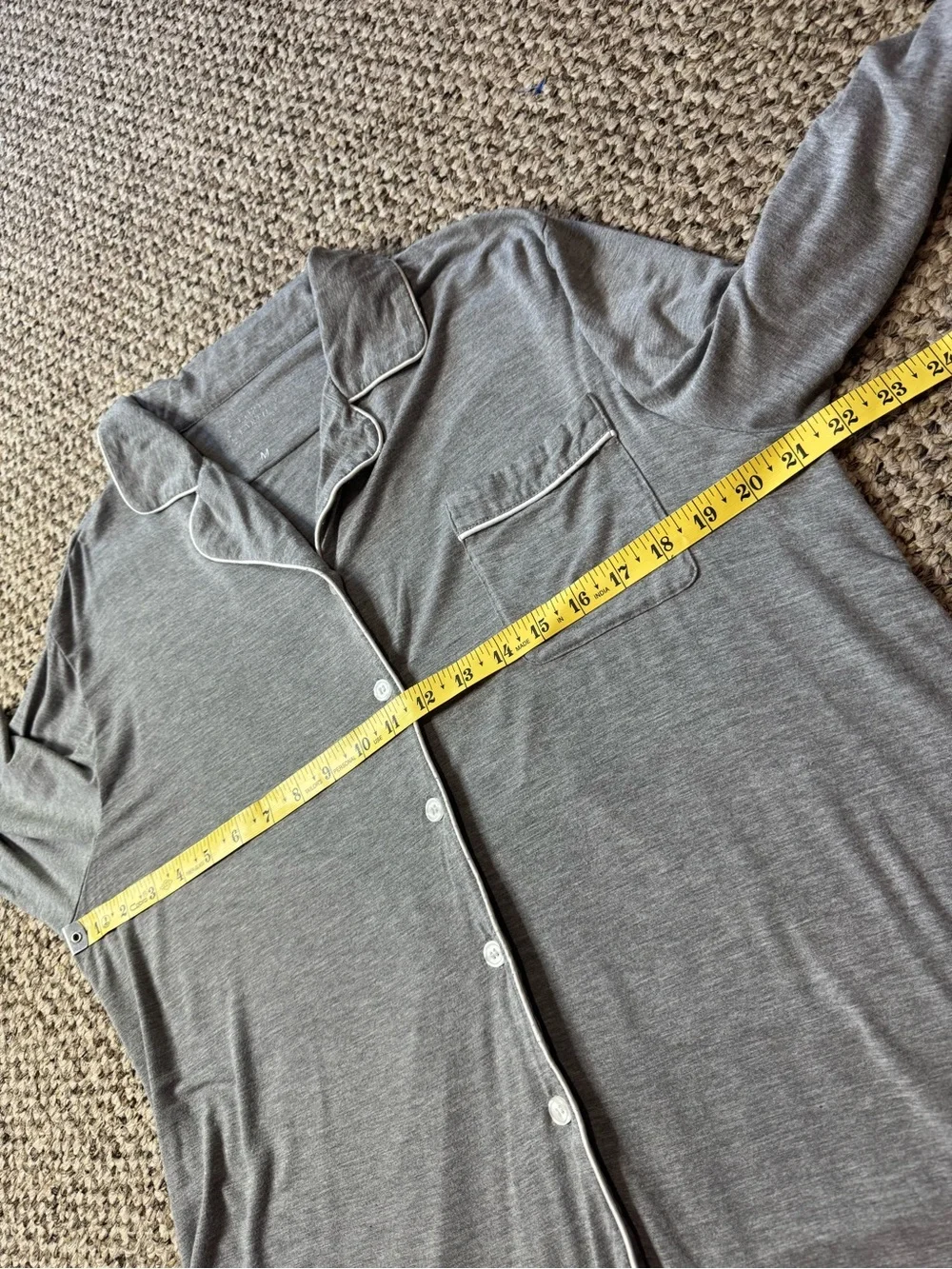 Cozy Earth Stretch-Knit Long Sleeve Bamboo Pajama Set size M
